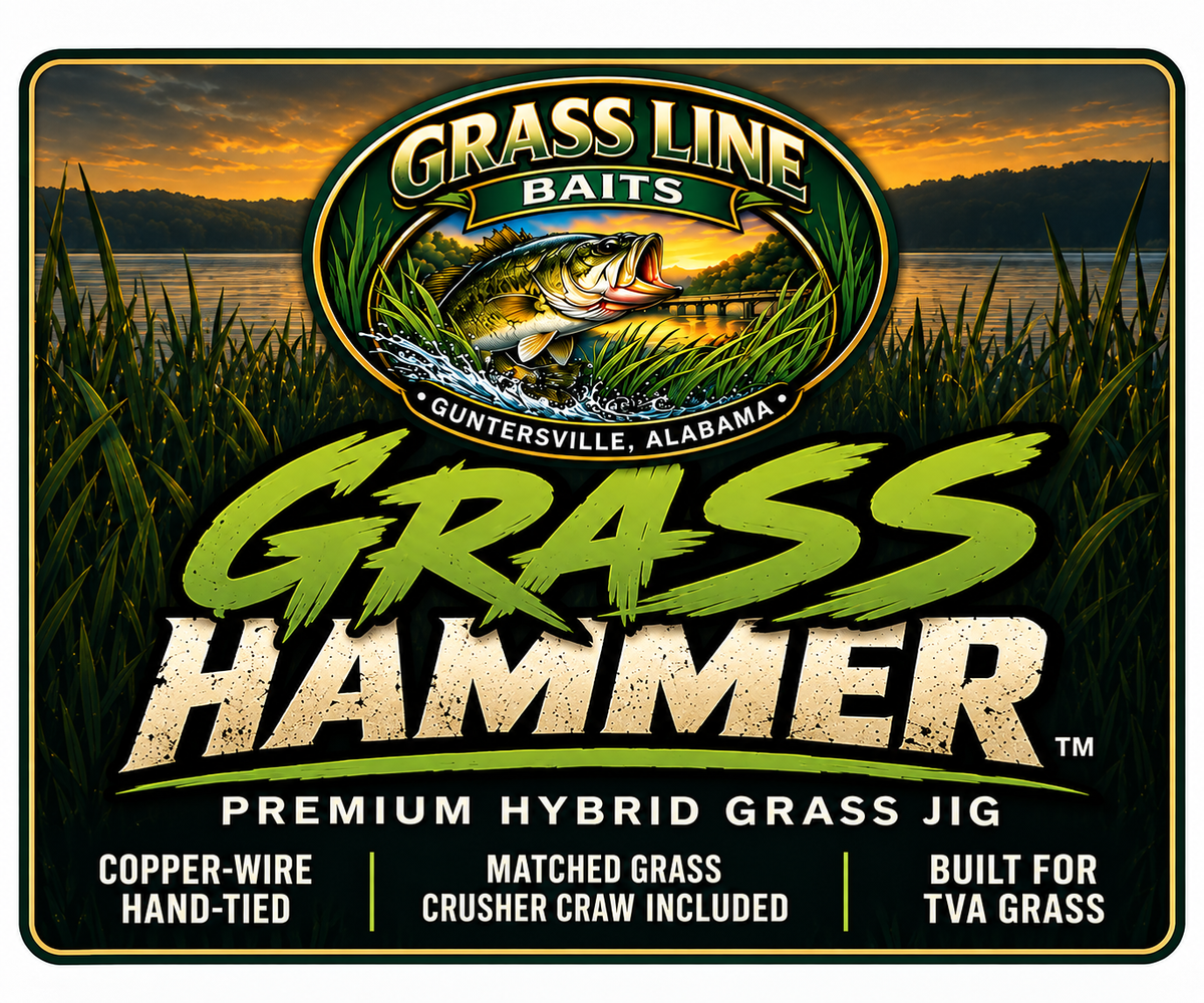 Grass Hammer Jig + Color-Matched Grass Crusher Craw