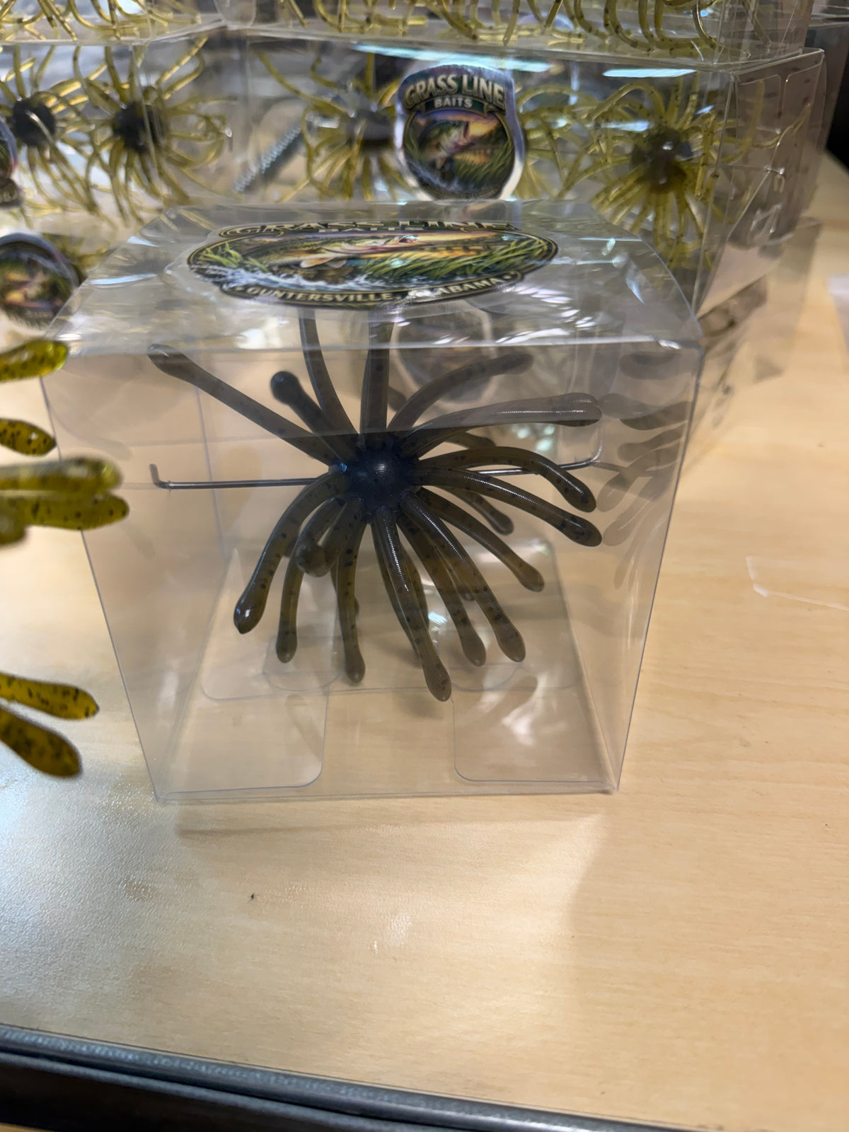 Dark Green Pumpkin Urchin style bait
