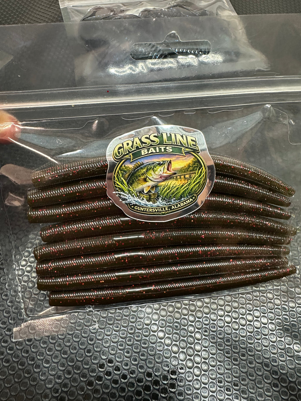 5" Stick Bait Worm  8 pkg Hand poured soft plastic made in USA