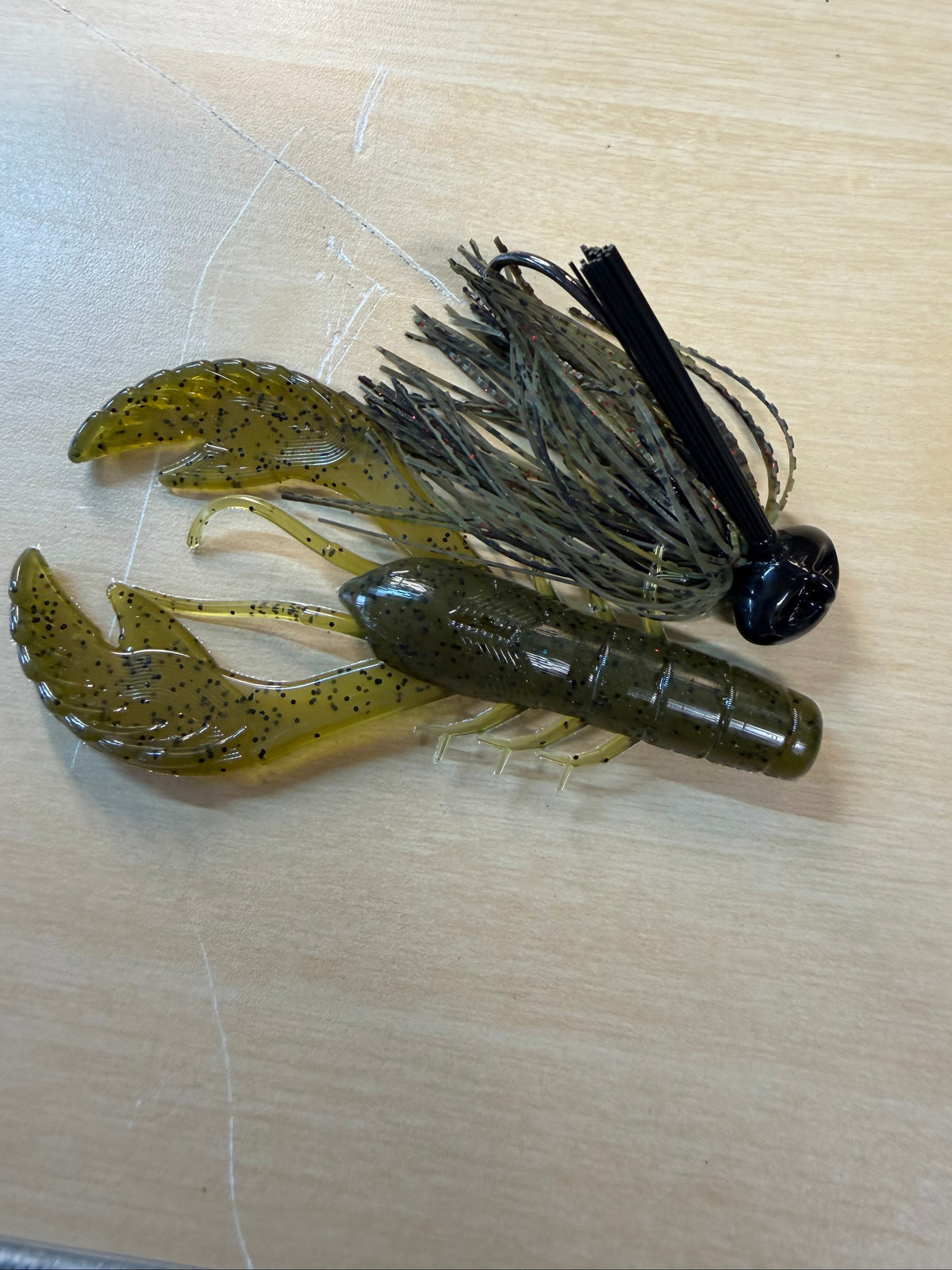 Ledge Hammer™ Football Jig + color matched Craw