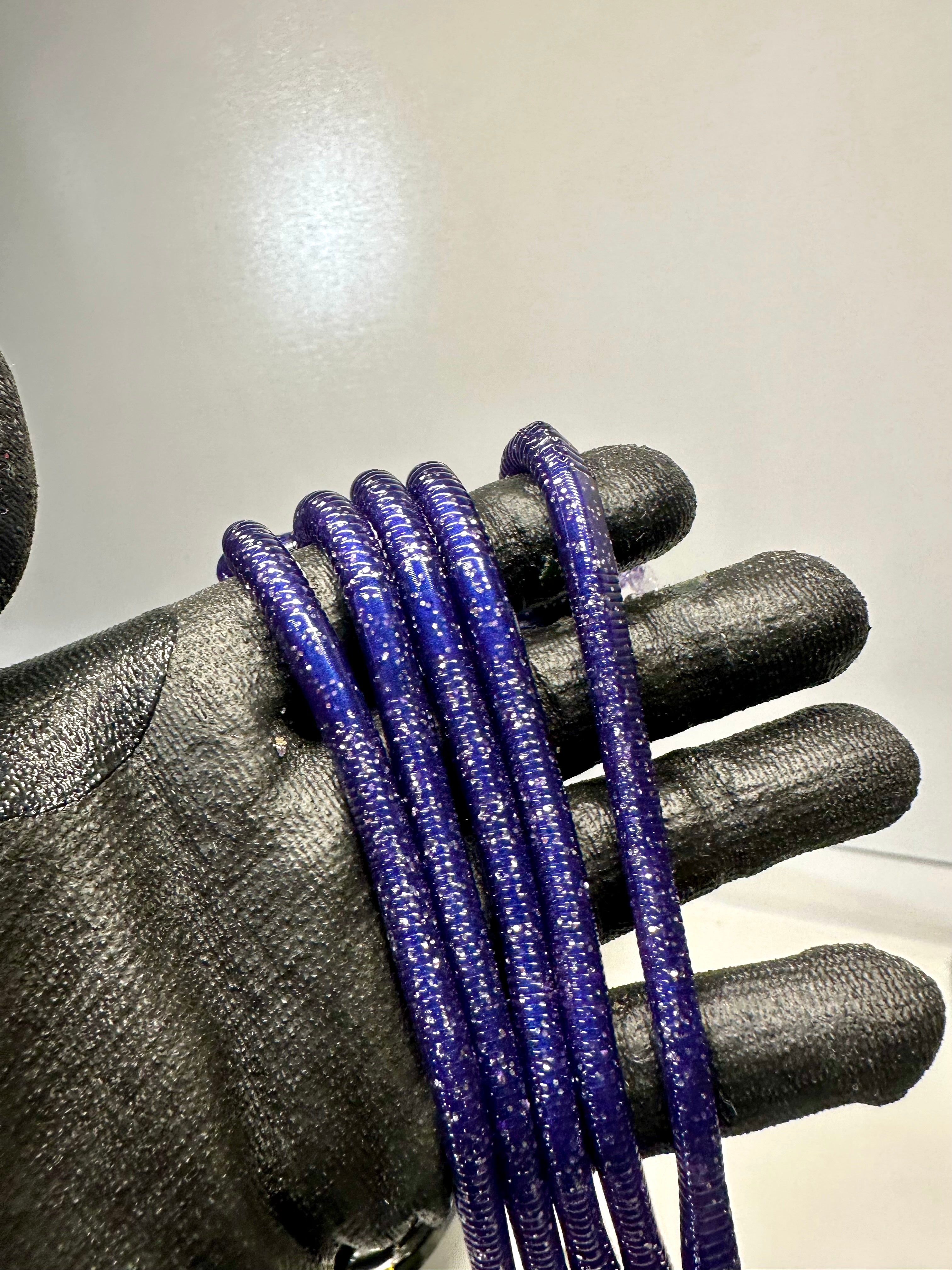 6" FINESSE WORM Blue Diamond Small batch Custom Color